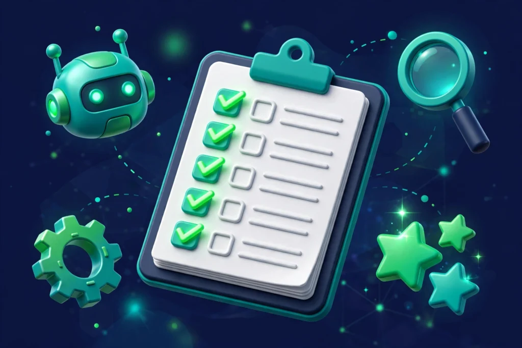 Generative engine optimization checklist